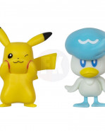 Pokémon Gen IX Battle figúrka Pack Mini figúrka 2-Pack Pikachu & Quaxly 5 cm